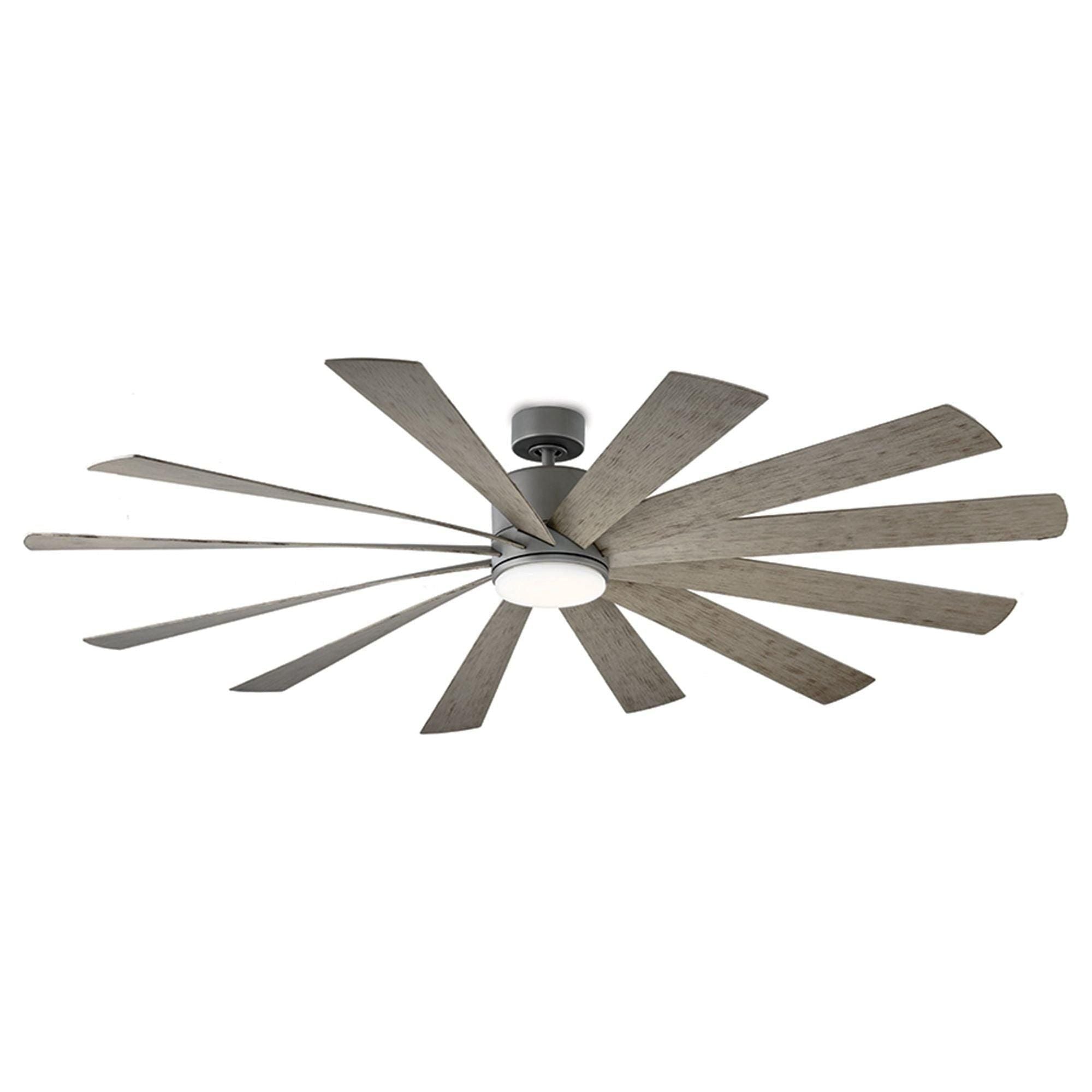 Modern Forms - Windflower Indoor/Outdoor 12-Blade 80" Smart Ceiling Fan with LED Light Kit - Lights Canada