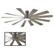 Modern Forms - Windflower Indoor/Outdoor 12-Blade 80" Smart Ceiling Fan with LED Light Kit - Lights Canada