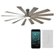 Modern Forms - Windflower Indoor/Outdoor 12-Blade 80" Smart Ceiling Fan with LED Light Kit - Lights Canada