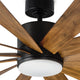Modern Forms - Windflower Indoor/Outdoor 12-Blade 80" Smart Ceiling Fan with LED Light Kit - Lights Canada