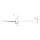 Modern Forms - Windflower Indoor/Outdoor 12-Blade 80" Smart Ceiling Fan with LED Light Kit - Lights Canada