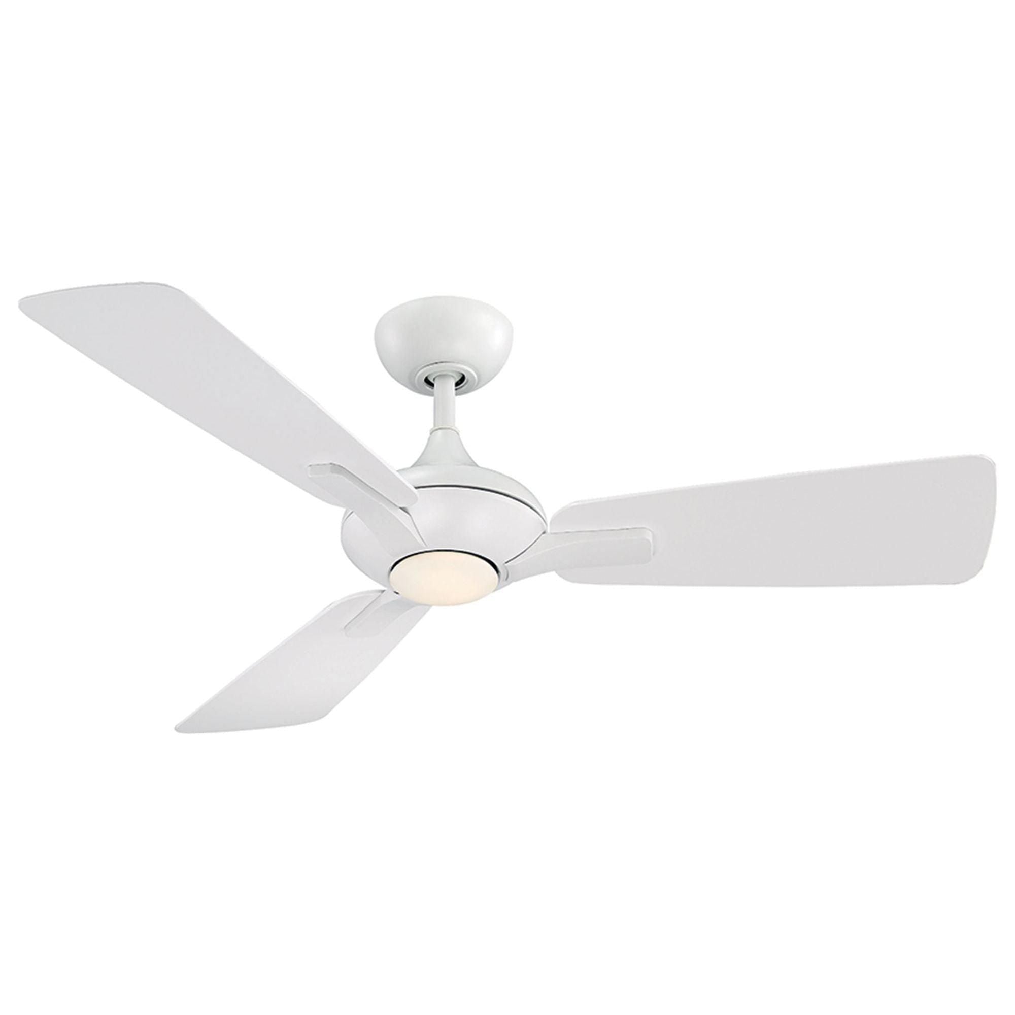 Modern Forms - Mykonos 3 Indoor/Outdoor 3-Blade 52" Smart Ceiling Fan with LED Light Kit and Remote Control - Lights Canada