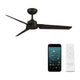 Modern Forms - Roboto Indoor/Outdoor 3-Blade 52" Smart Ceiling Fan with Remote Control - Lights Canada