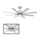 Modern Forms - Renegade Indoor/Outdoor 8-Blade 52" Smart Ceiling Fan with LED Light Kit and Remote Control - Lights Canada