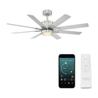 Modern Forms - Renegade Indoor/Outdoor 8-Blade 52" Smart Ceiling Fan with LED Light Kit and Remote Control - Lights Canada