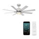 Modern Forms - Renegade Indoor/Outdoor 8-Blade 52" Smart Ceiling Fan with LED Light Kit and Remote Control - Lights Canada