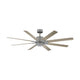 Modern Forms - Renegade Indoor/Outdoor 8-Blade 52" Smart Ceiling Fan with LED Light Kit and Remote Control - Lights Canada