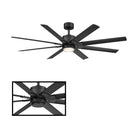 Modern Forms - Renegade Indoor/Outdoor 8-Blade 52" Smart Ceiling Fan with LED Light Kit and Remote Control - Lights Canada