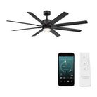 Modern Forms - Renegade Indoor/Outdoor 8-Blade 52" Smart Ceiling Fan with LED Light Kit and Remote Control - Lights Canada
