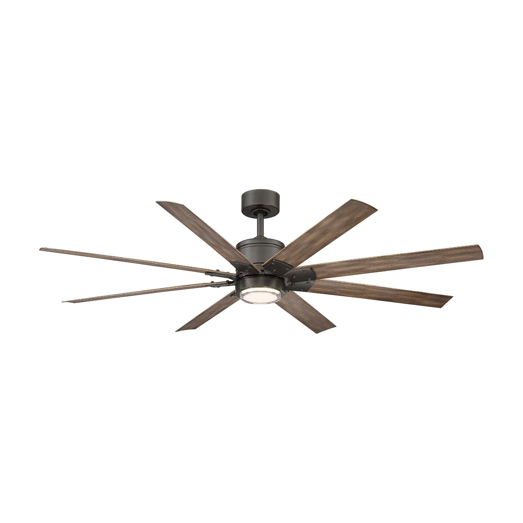 Modern Forms - Renegade Indoor/Outdoor 8-Blade 52" Smart Ceiling Fan with LED Light Kit and Remote Control - Lights Canada