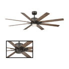 Modern Forms - Renegade Indoor/Outdoor 8-Blade 52" Smart Ceiling Fan with LED Light Kit and Remote Control - Lights Canada