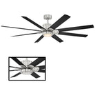 Modern Forms - Renegade Indoor/Outdoor 8-Blade 66" Smart Ceiling Fan with LED Light Kit and Remote Control - Lights Canada