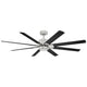 Modern Forms - Renegade Indoor/Outdoor 8-Blade 66" Smart Ceiling Fan with LED Light Kit and Remote Control - Lights Canada