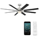 Modern Forms - Renegade Indoor/Outdoor 8-Blade 66" Smart Ceiling Fan with LED Light Kit and Remote Control - Lights Canada