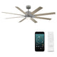 Modern Forms - Renegade Indoor/Outdoor 8-Blade 66" Smart Ceiling Fan with LED Light Kit and Remote Control - Lights Canada
