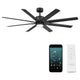 Modern Forms - Renegade Indoor/Outdoor 8-Blade 66" Smart Ceiling Fan with LED Light Kit and Remote Control - Lights Canada