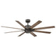 Modern Forms - Renegade Indoor/Outdoor 8-Blade 66" Smart Ceiling Fan with LED Light Kit and Remote Control - Lights Canada