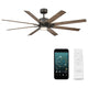 Modern Forms - Renegade Indoor/Outdoor 8-Blade 66" Smart Ceiling Fan with LED Light Kit and Remote Control - Lights Canada