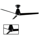 Modern Forms - Slim Indoor/Outdoor 3-Blade 52" Smart Ceiling Fan with LED Light Kit and Remote Control - Lights Canada