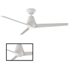 Modern Forms - Slim Indoor/Outdoor 3-Blade 52" Smart Ceiling Fan with LED Light Kit and Remote Control - Lights Canada