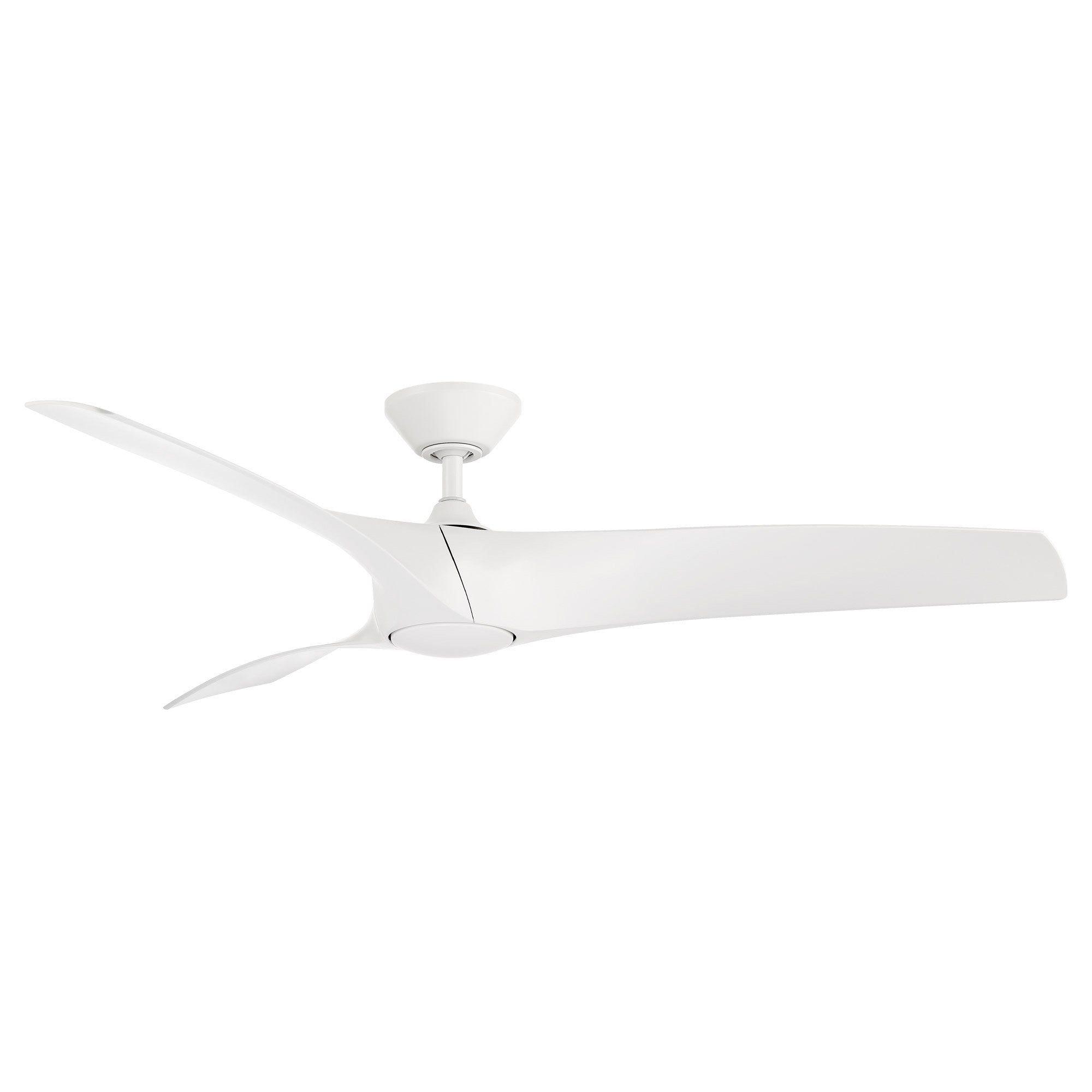 Modern Forms - Zephyr Indoor/Outdoor 3-Blade 62" Smart Ceiling Fan with LED Light Kit and Remote Control - Lights Canada