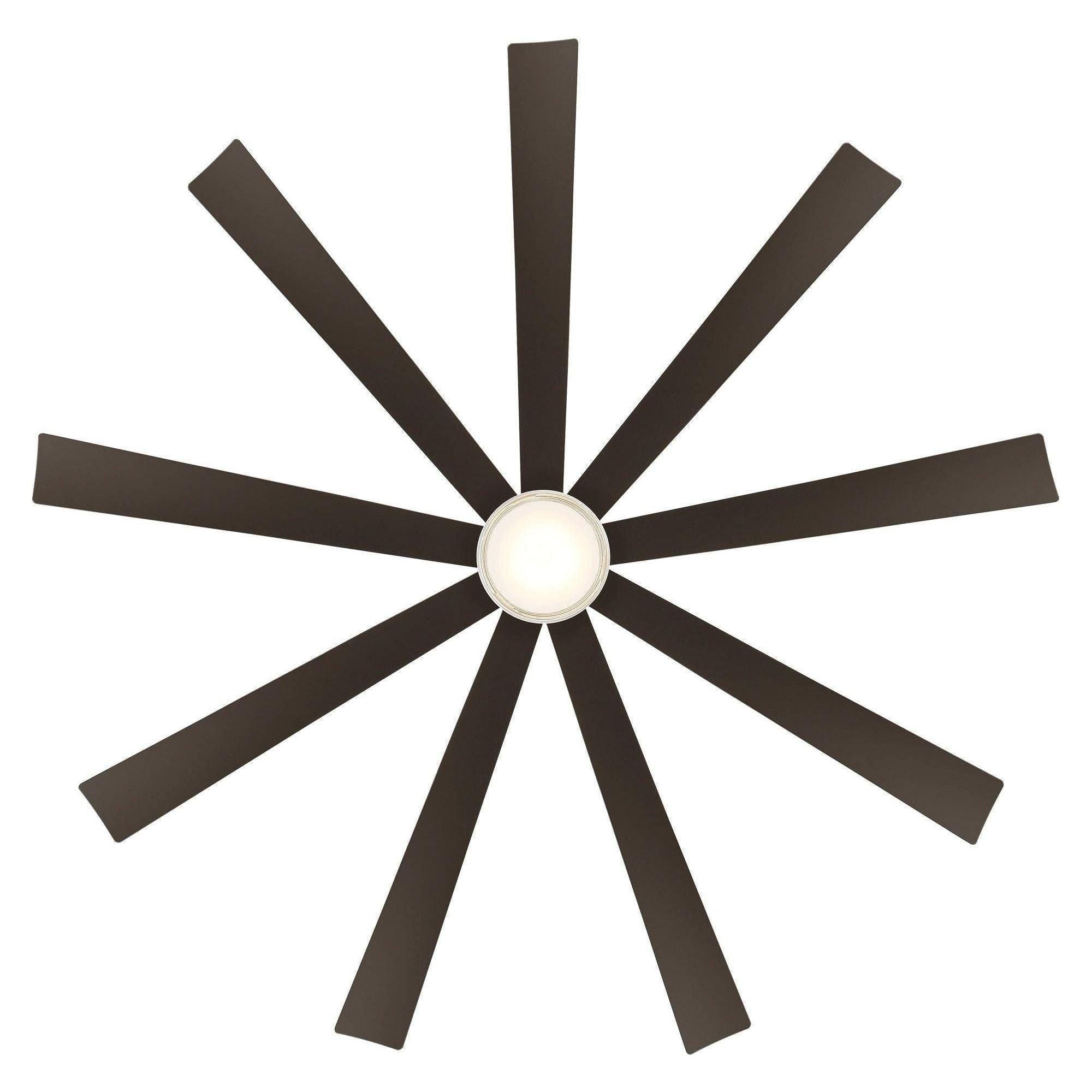 Modern Forms - Wynd XL Indoor/Outdoor 9-Blade 72" Smart Ceiling Fan with LED Light Kit and Remote Control - Lights Canada