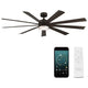 Modern Forms - Wynd XL Indoor/Outdoor 9-Blade 72" Smart Ceiling Fan with LED Light Kit and Remote Control - Lights Canada