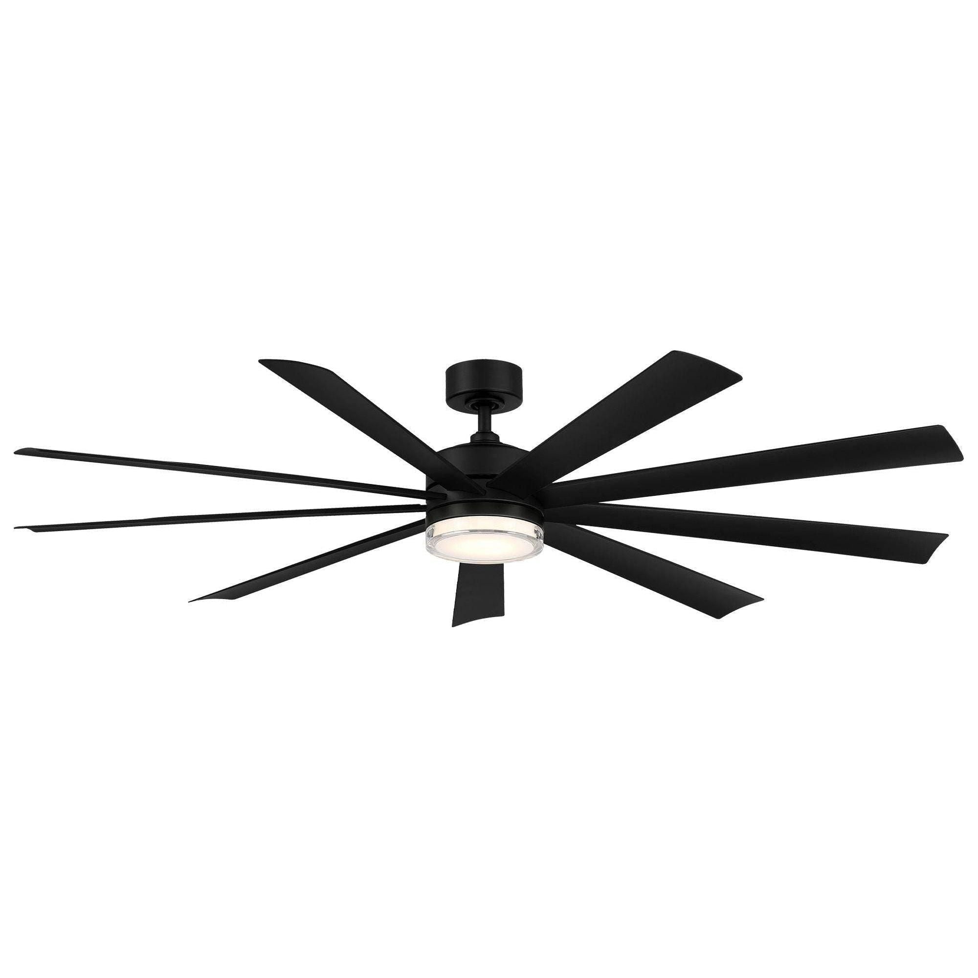 Modern Forms - Wynd XL Indoor/Outdoor 9-Blade 72" Smart Ceiling Fan with LED Light Kit and Remote Control - Lights Canada