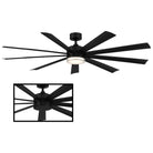 Modern Forms - Wynd XL Indoor/Outdoor 9-Blade 72" Smart Ceiling Fan with LED Light Kit and Remote Control - Lights Canada