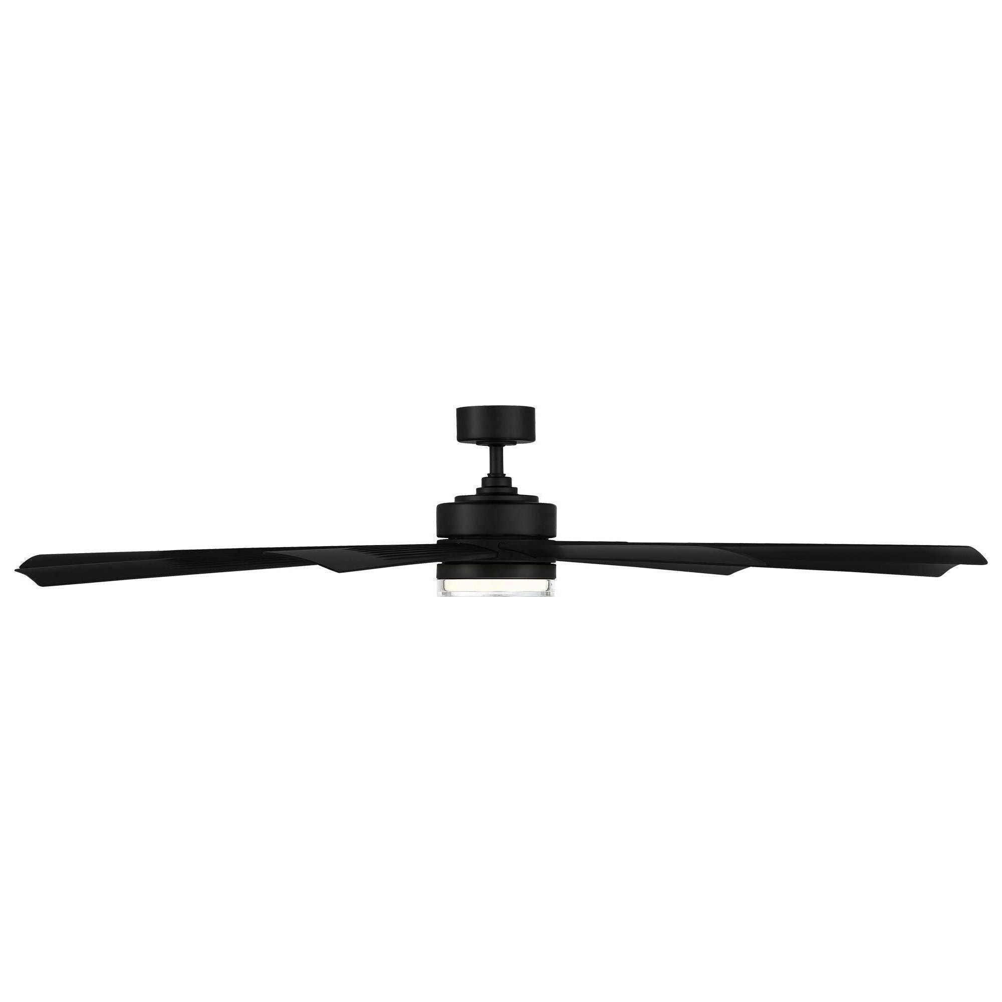 Modern Forms - Wynd XL Indoor/Outdoor 9-Blade 72" Smart Ceiling Fan with LED Light Kit and Remote Control - Lights Canada