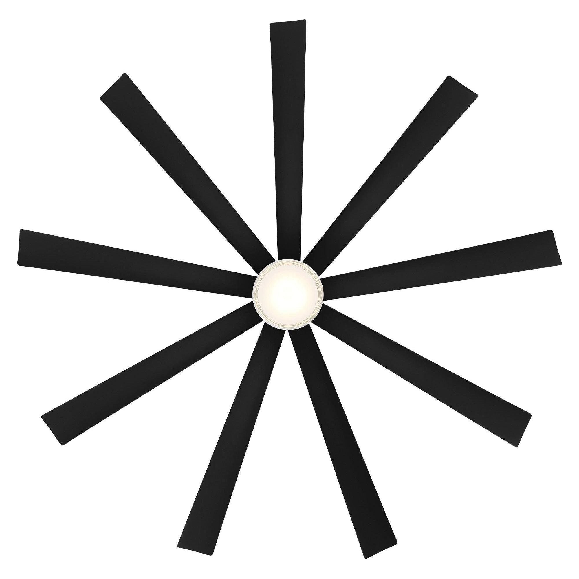 Modern Forms - Wynd XL Indoor/Outdoor 9-Blade 72" Smart Ceiling Fan with LED Light Kit and Remote Control - Lights Canada
