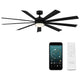 Modern Forms - Wynd XL Indoor/Outdoor 9-Blade 72" Smart Ceiling Fan with LED Light Kit and Remote Control - Lights Canada
