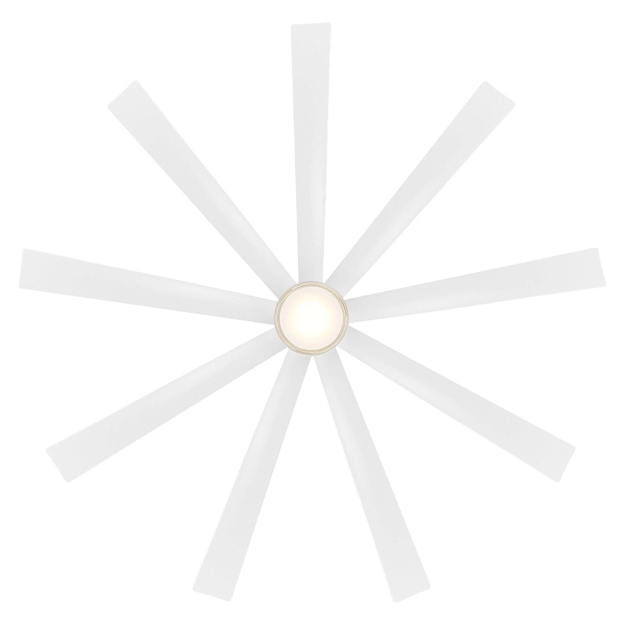 Modern Forms - Wynd XL Indoor/Outdoor 9-Blade 72" Smart Ceiling Fan with LED Light Kit and Remote Control - Lights Canada