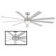 Modern Forms - Wynd XL Indoor/Outdoor 9-Blade 72" Smart Ceiling Fan with LED Light Kit and Remote Control - Lights Canada
