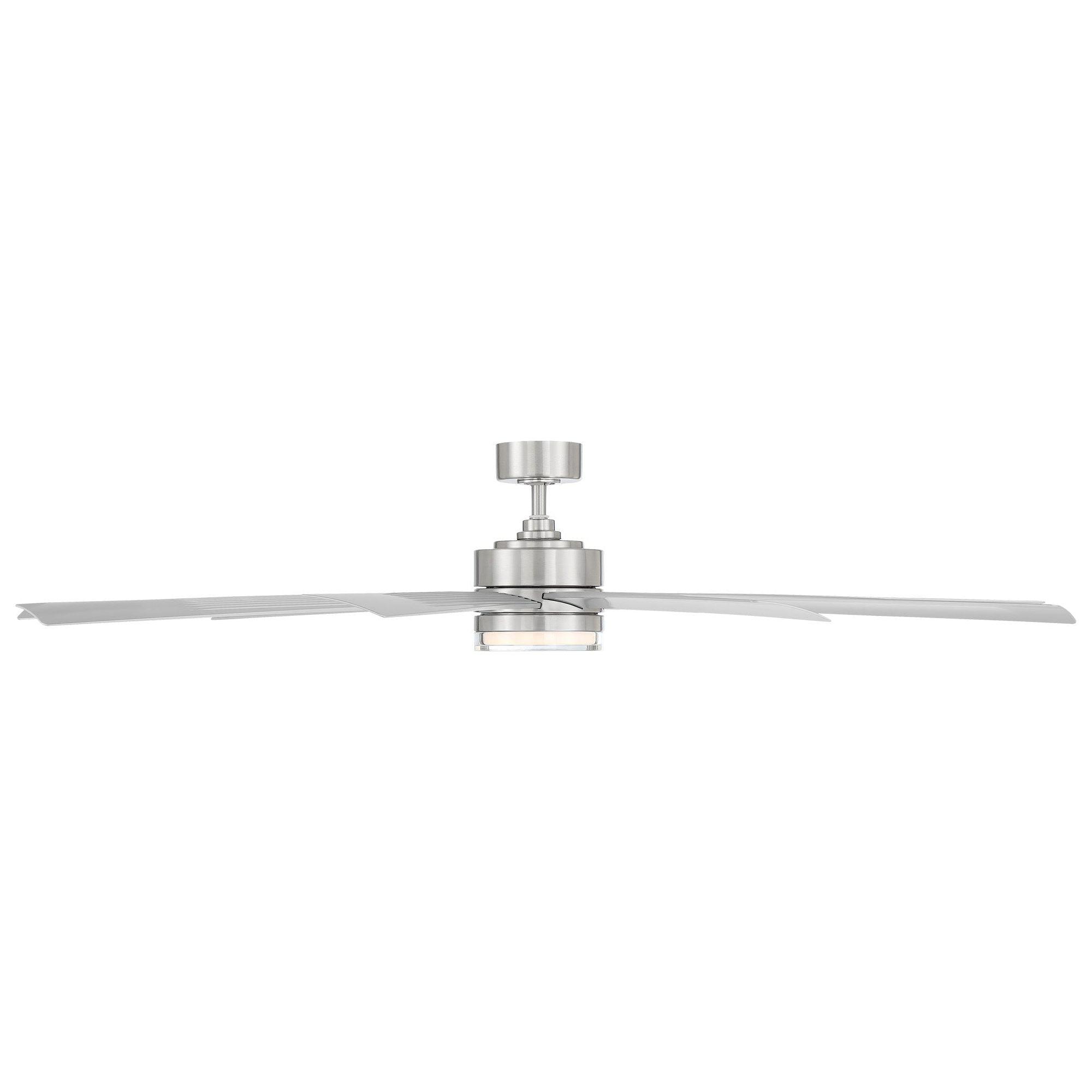 Modern Forms - Wynd XL Indoor/Outdoor 9-Blade 72" Smart Ceiling Fan with LED Light Kit and Remote Control - Lights Canada