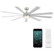 Modern Forms - Wynd XL Indoor/Outdoor 9-Blade 72" Smart Ceiling Fan with LED Light Kit and Remote Control - Lights Canada