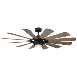 Modern Forms - Wyndmill Indoor/Outdoor 12-Blade 65" Smart Ceiling Fan with LED Light Kit and Remote Control - Lights Canada