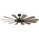 Modern Forms - Wyndmill Indoor/Outdoor 12-Blade 65" Smart Ceiling Fan with LED Light Kit and Remote Control - Lights Canada