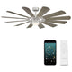 Modern Forms - Wyndmill Indoor/Outdoor 12-Blade 65" Smart Ceiling Fan with LED Light Kit and Remote Control - Lights Canada