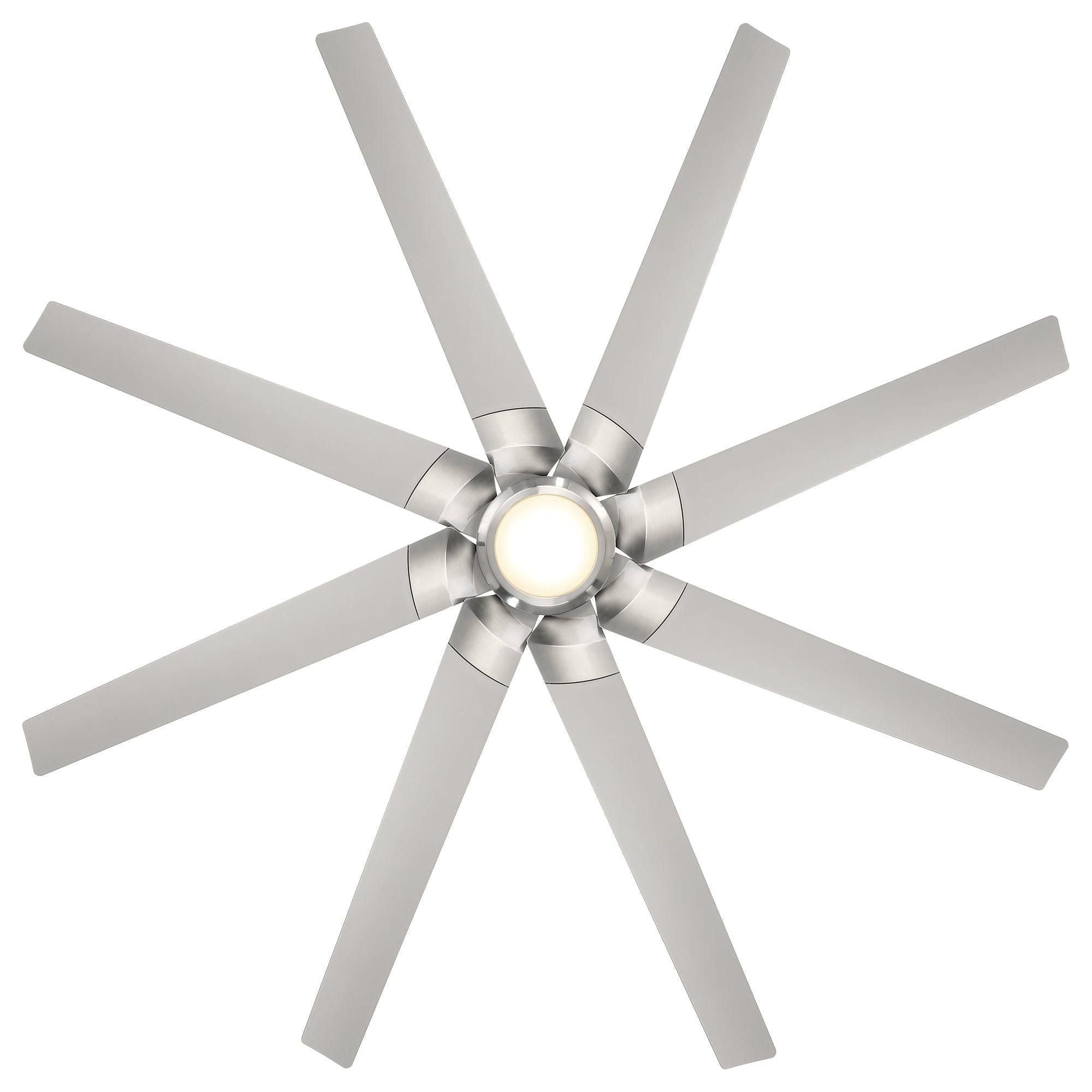 Modern Forms - Roboto XL Indoor/Outdoor 8-Blade 70" Smart Ceiling Fan with LED Light Kit and Remote Control - Lights Canada