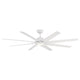 Modern Forms - Roboto XL Indoor/Outdoor 8-Blade 70" Smart Ceiling Fan with LED Light Kit and Remote Control - Lights Canada