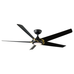 Modern Forms - Lucid Indoor/Outdoor 5-Blade 62" Smart Ceiling Fan with LED Light Kit and Remote Control - Lights Canada