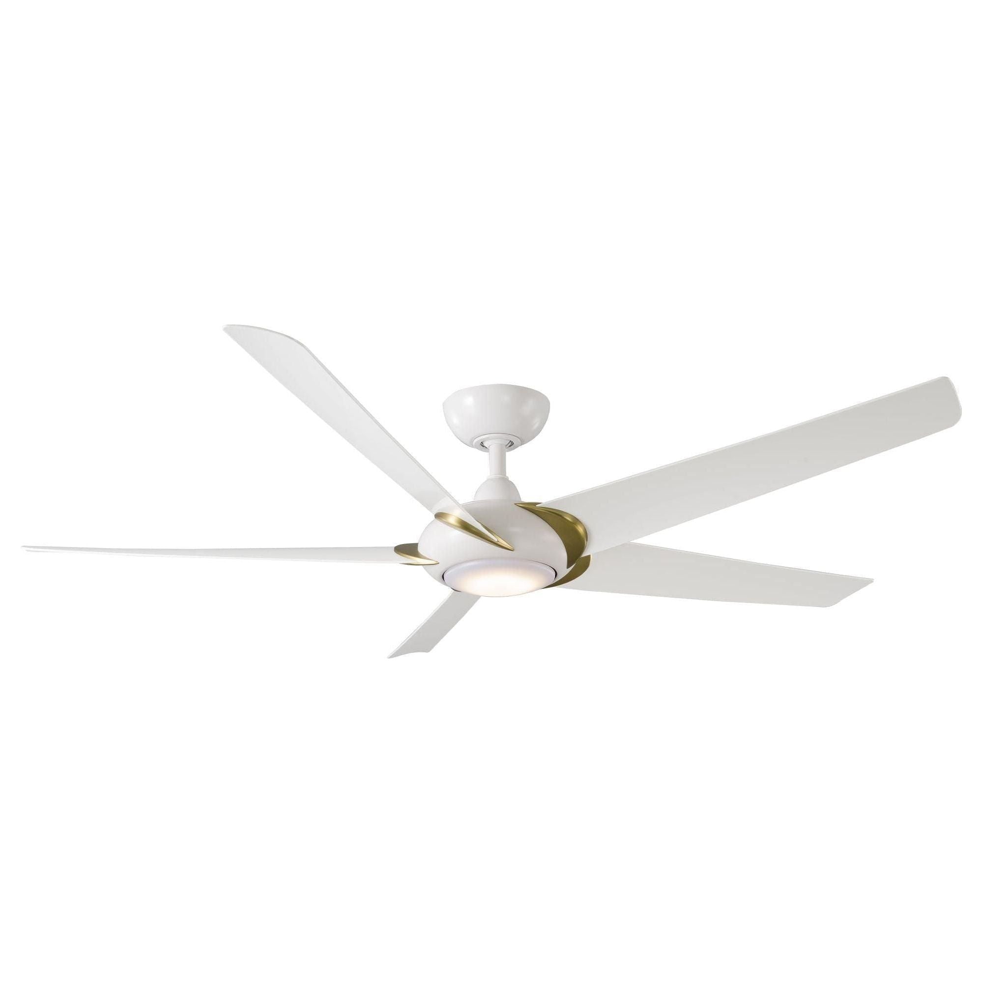 Modern Forms - Lucid Indoor/Outdoor 5-Blade 62" Smart Ceiling Fan with LED Light Kit and Remote Control - Lights Canada