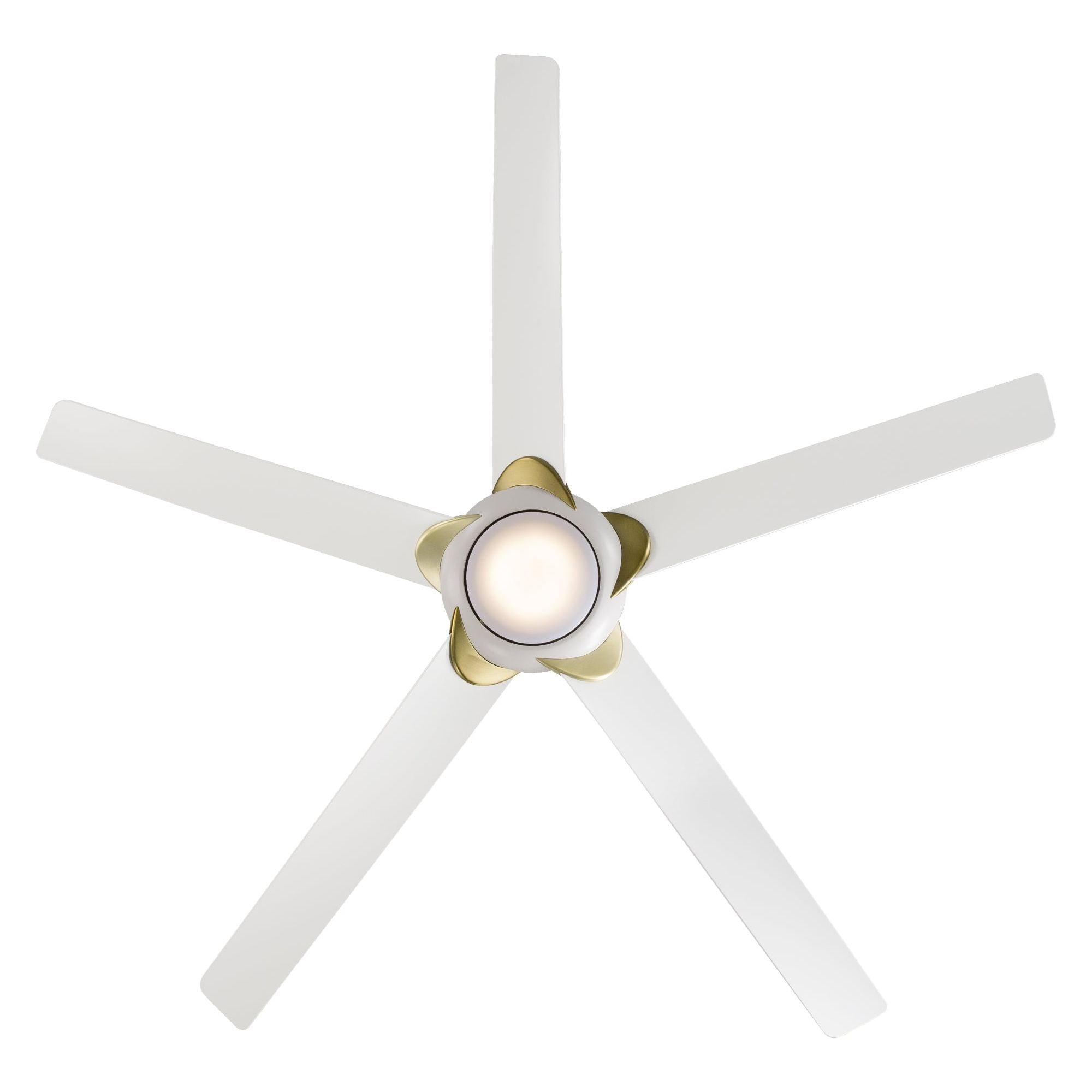 Modern Forms - Lucid Indoor/Outdoor 5-Blade 62" Smart Ceiling Fan with LED Light Kit and Remote Control - Lights Canada