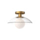 Alora Mood - Alora Mood Francesca 12 Inch Semi Flush Mount - Lights Canada
