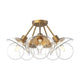 Alora Mood - Alora Mood Francesca 20 Inch Semi Flush Mount - Lights Canada