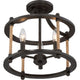 Quoizel - Frontier Semi Flush Mount - Lights Canada