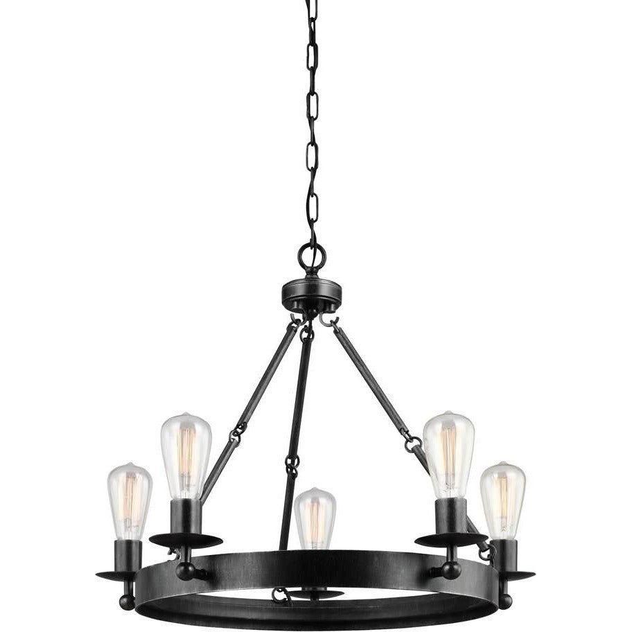 Generation Lighting - Ravenwood Manor Five Light Chandelier (with Bulbs) - Lights Canada