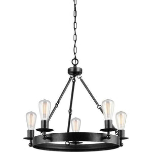 Generation Lighting - Ravenwood Manor Five Light Chandelier (with Bulbs) - Lights Canada