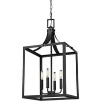 Labette Large Four Light Pendant (with Bulbs)